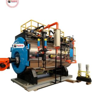horizontal high quality three pass gas or oil fired steam boiler